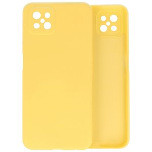 Oppo Reno 4 Z & Oppo A92s Hoesje Fashion Backcover Telefoonhoesje Geel