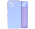 Hoesje Geschikt voor de Oppo Reno 4 Z & Oppo A92s  - Fashion Color Backcover Telefoonhoesje - Paars