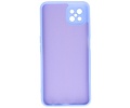 BAOHU Hoesje Geschikt voor de Oppo Reno 4 Z & Oppo A92s  - Fashion Color Backcover Telefoonhoesje - Paars