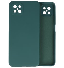 BAOHU Oppo Reno 4 Z & Oppo A92s Hoesje Fashion Backcover Telefoonhoesje Donker Groen