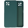 Oppo Reno 4 Z & Oppo A92s Hoesje Fashion Backcover Telefoonhoesje Donker Groen