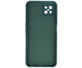 BAOHU Hoesje Geschikt voor de Oppo Reno 4 Z & Oppo A92s  - Fashion Color Backcover Telefoonhoesje - Donker Groen