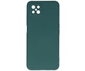 BAOHU Hoesje Geschikt voor de Oppo Reno 4 Z & Oppo A92s  - Fashion Color Backcover Telefoonhoesje - Donker Groen