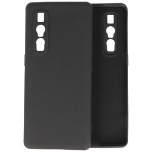 BAOHU Hoesje Geschikt voor de Oppo Find X2 Pro - Fashion Color Backcover Telefoonhoesje - Zwart