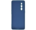 Hoesje Geschikt voor de Oppo Find X2 Pro - Fashion Color Backcover Telefoonhoesje - Navy