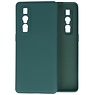 BAOHU Oppo Find X2 Pro Hoesje Fashion Backcover Telefoonhoesje Donker Groen
