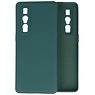 Oppo Find X2 Pro Hoesje Fashion Backcover Telefoonhoesje Donker Groen