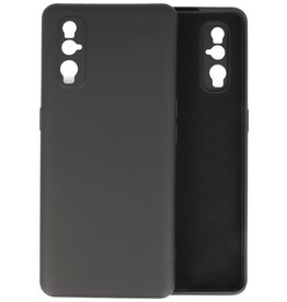 BAOHU Oppo Find X2 Hoesje Fashion Backcover Telefoonhoesje Zwart