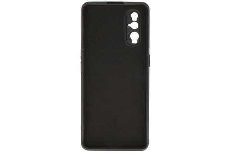 BAOHU Hoesje Geschikt voor de Oppo Find X2 - Fashion Color Backcover Telefoonhoesje - Zwart