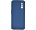 BAOHU Hoesje Geschikt voor de Oppo Find X2 - Fashion Color Backcover Telefoonhoesje - Navy