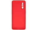 BAOHU Hoesje Geschikt voor de Oppo Find X2 - Fashion Color Backcover Telefoonhoesje - Rood