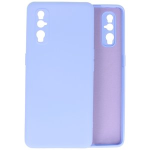 Hoesje Geschikt voor de Oppo Find X2 - Fashion Color Backcover Telefoonhoesje - Paars