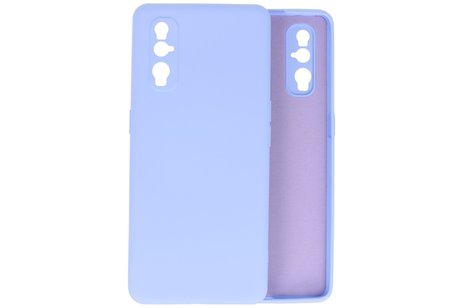 Oppo Find X2 Hoesje Fashion Backcover Telefoonhoesje Paars