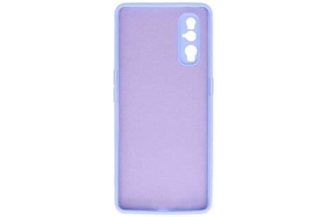 Hoesje Geschikt voor de Oppo Find X2 - Fashion Color Backcover Telefoonhoesje - Paars