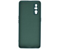 Hoesje Geschikt voor de Oppo Find X2 - Fashion Color Backcover Telefoonhoesje - Donker Groen