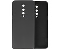 BAOHU Hoesje Geschikt voor de OnePlus 8 - Fashion Color Backcover Telefoonhoesje - Zwart