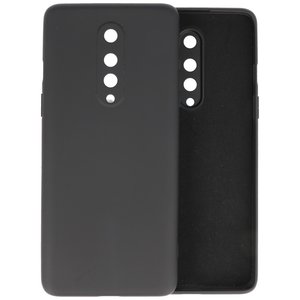 Hoesje Geschikt voor de OnePlus 8 - Fashion Color Backcover Telefoonhoesje - Zwart