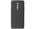 BAOHU Hoesje Geschikt voor de OnePlus 8 - Fashion Color Backcover Telefoonhoesje - Zwart