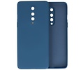 BAOHU Hoesje Geschikt voor de OnePlus 8 - Fashion Color Backcover Telefoonhoesje - Navy