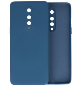 BAOHU OnePlus 8 Hoesje Fashion Color Backcover Telefoonhoesje Navy