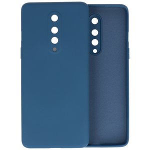 BAOHU Hoesje Geschikt voor de OnePlus 8 - Fashion Color Backcover Telefoonhoesje - Navy