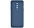 BAOHU Hoesje Geschikt voor de OnePlus 8 - Fashion Color Backcover Telefoonhoesje - Navy