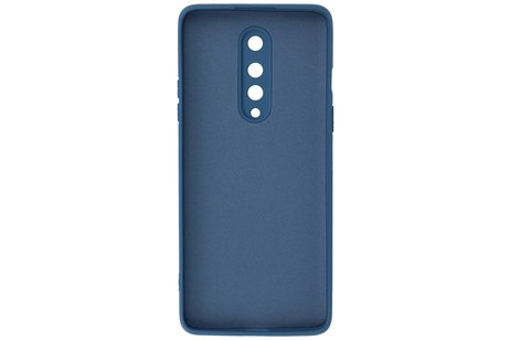 Hoesje Geschikt voor de OnePlus 8 - Fashion Color Backcover Telefoonhoesje - Navy