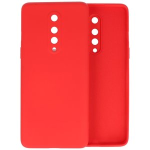 BAOHU Hoesje Geschikt voor de OnePlus 8 - Fashion Color Backcover Telefoonhoesje - Rood