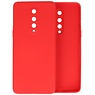 BAOHU OnePlus 8 Hoesje Fashion Color Backcover Telefoonhoesje Rood