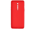 BAOHU Hoesje Geschikt voor de OnePlus 8 - Fashion Color Backcover Telefoonhoesje - Rood