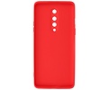 Hoesje Geschikt voor de OnePlus 8 - Fashion Color Backcover Telefoonhoesje - Rood