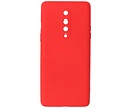 Hoesje Geschikt voor de OnePlus 8 - Fashion Color Backcover Telefoonhoesje - Rood