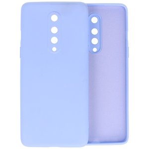 BAOHU Hoesje Geschikt voor de OnePlus 8 - Fashion Color Backcover Telefoonhoesje - Paars