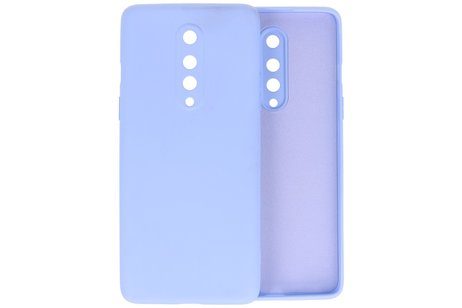 BAOHU Hoesje Geschikt voor de OnePlus 8 - Fashion Color Backcover Telefoonhoesje - Paars