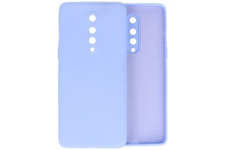 Hoesje Geschikt voor de OnePlus 8 - Fashion Color Backcover Telefoonhoesje - Paars