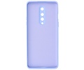 Hoesje Geschikt voor de OnePlus 8 - Fashion Color Backcover Telefoonhoesje - Paars