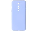 BAOHU Hoesje Geschikt voor de OnePlus 8 - Fashion Color Backcover Telefoonhoesje - Paars