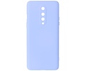 Hoesje Geschikt voor de OnePlus 8 - Fashion Color Backcover Telefoonhoesje - Paars