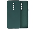 BAOHU Hoesje Geschikt voor de OnePlus 8 - Fashion Color Backcover Telefoonhoesje - Donker Groen