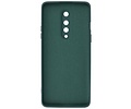 OnePlus 8 Hoesje Fashion Color Backcover Telefoonhoesje Donker Groen