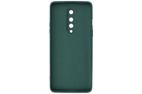BAOHU Hoesje Geschikt voor de OnePlus 8 - Fashion Color Backcover Telefoonhoesje - Donker Groen