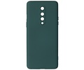 BAOHU Hoesje Geschikt voor de OnePlus 8 - Fashion Color Backcover Telefoonhoesje - Donker Groen