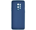BAOHU Hoesje Geschikt voor de OnePlus 8 Pro - Fashion Color Backcover Telefoonhoesje - Navy