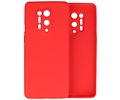 BAOHU Hoesje Geschikt voor de OnePlus 8 Pro - Fashion Color Backcover Telefoonhoesje - Rood