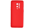 BAOHU Hoesje Geschikt voor de OnePlus 8 Pro - Fashion Color Backcover Telefoonhoesje - Rood