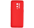 Hoesje Geschikt voor de OnePlus 8 Pro - Fashion Color Backcover Telefoonhoesje - Rood