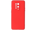 BAOHU Hoesje Geschikt voor de OnePlus 8 Pro - Fashion Color Backcover Telefoonhoesje - Rood