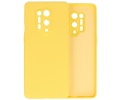 OnePlus 8 Pro Hoesje Fashion Color Backcover Telefoonhoesje Geel
