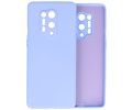 BAOHU Hoesje Geschikt voor de OnePlus 8 Pro - Fashion Color Backcover Telefoonhoesje - Paars