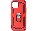 Backcover Hoesje - Telefoonhoesje met Ring Houder voor iPhone 12 Mini - Rood